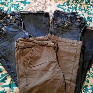 American Eagle Pants Bundle size 6